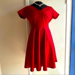 Fitted Red Dress ❤️